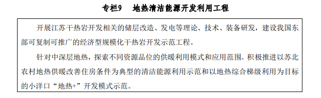 江蘇省礦產(chǎn)資源總體規(guī)劃：推進(jìn)“地?zé)?”開發(fā)模式示范-地?zé)豳Y源開發(fā)利用-地大熱能